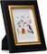 5×7 Black Wood Picture Frame with Real Glass, Gold Inner Trim, 4×6 Mat Opening, Suitable for Vertical or Horizontal Display on Tabletop or Wall